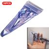 10Pcs PVC Hair Scissor Sleeves Self-Sealing Tool Protection Bag Scissors Bag  Sharpening Aftercare