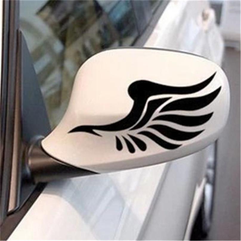1 Pair Rearview Mirror Wing Car Stickers Reflective Car Stickers