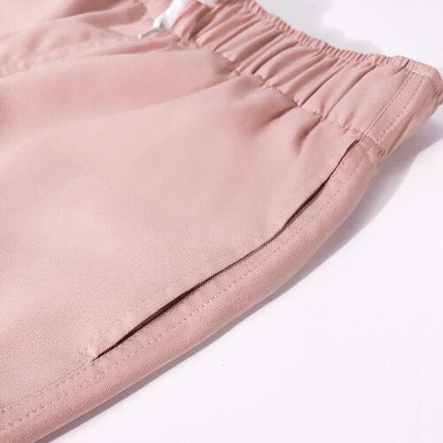 Medical Uniforms for Summer Nurse Women Fashion Uniforms Cool Fabric Short Sleeve Medical Scrubs Clothes Nursing Elastic Pants