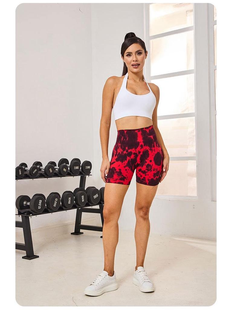 2023 DARCSPORT Женские бесшовные трикотажные фитнес-шорты с головой волка