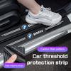 For BMW 1 3 5 6 7 Series E38 E46 E60 E90 F15 F10 G30 G20 X1 X3 X5 X6 X7 Car Threshold Strip Carbon Fiber Film Door Sill Sticker VI3