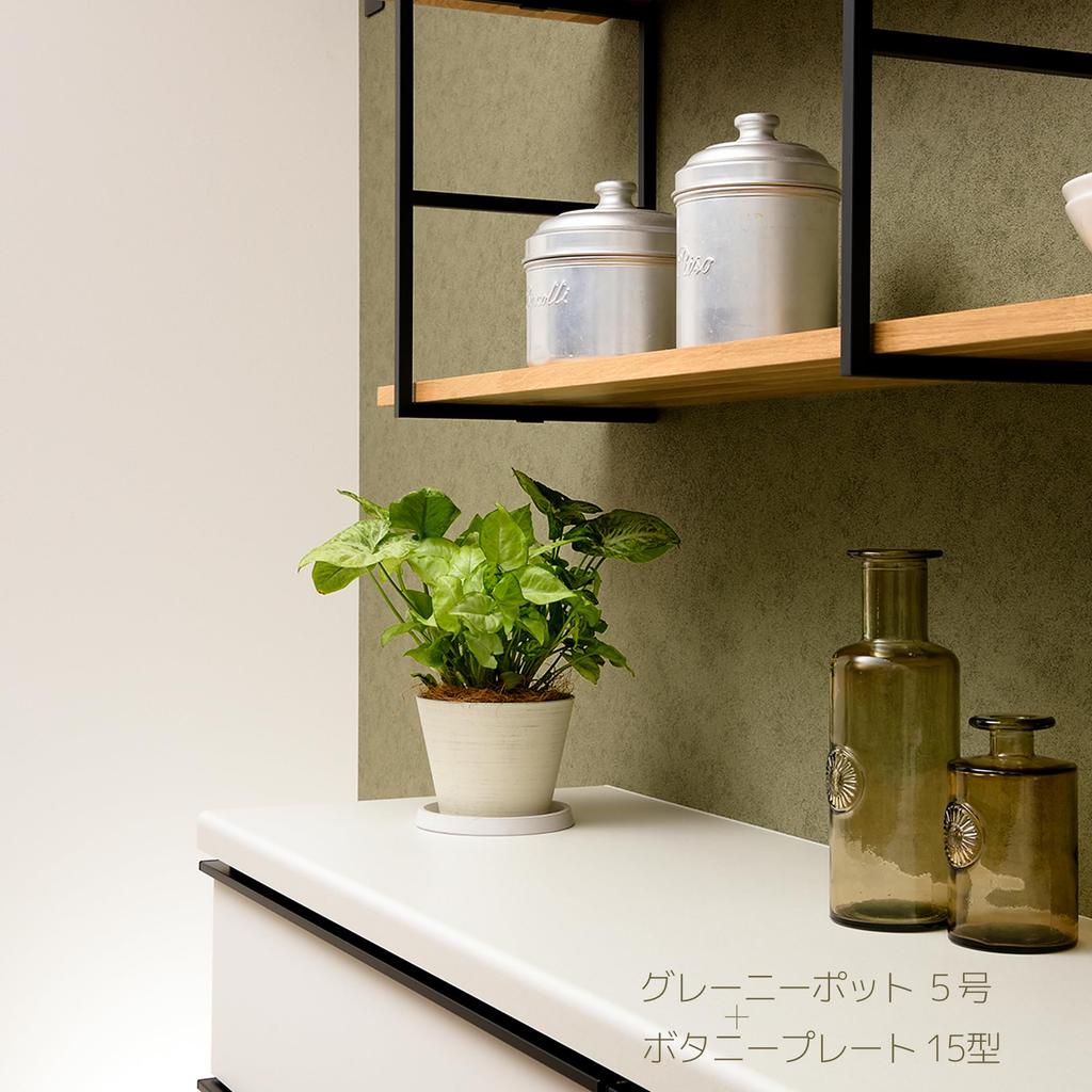 Richell Кашпо Зернистый горшок 5 Слоновая кость Набор из 3 Овощи Стильный Уличный Грунт Растения Декоративные растения Бонсай 003486 №