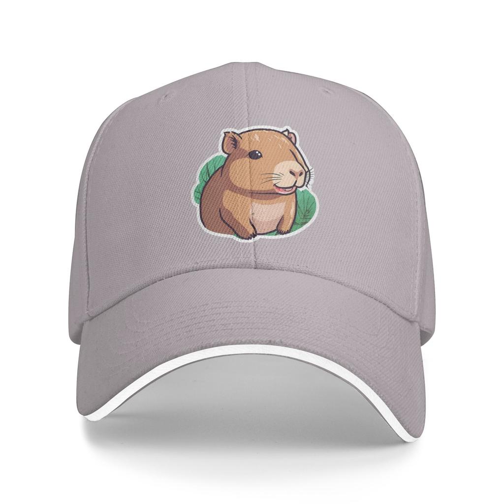 Capybara Casual Baseball Cap Summer Trucker Hat Sun Outdoor Gym Snapback Cap Unisex Men Fashion Baseball Caps