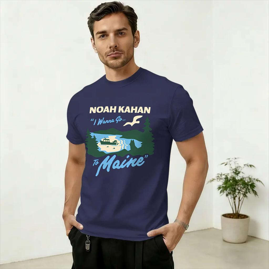Noahs Kahans Art Bootleg Merch T Shirt Summer Trending T Shirts Unisexs Cotton Crewneck Oversize Tees Short Sleeves Vintage Tshirt