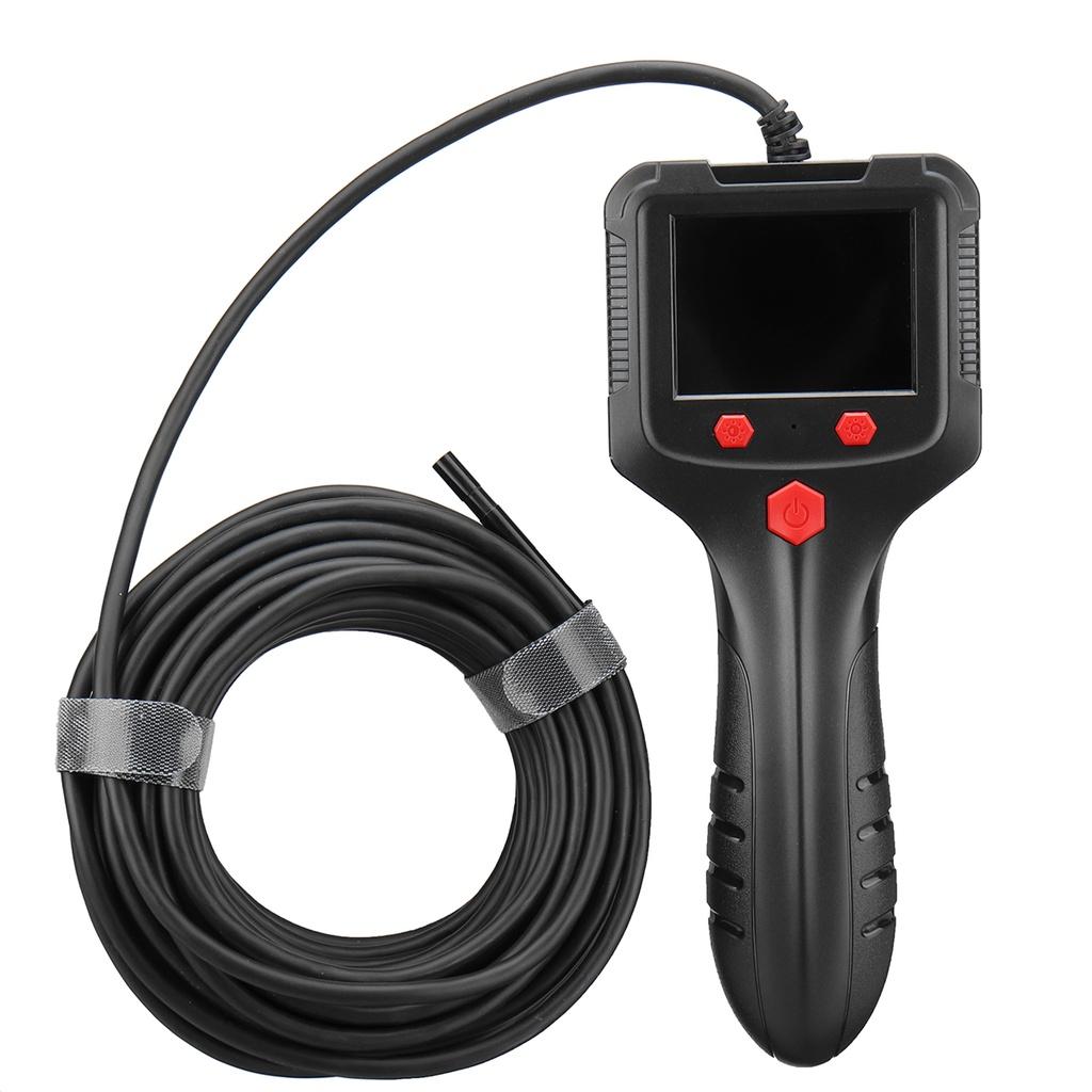 Профессиональный промышленный HD эндоскоп с 2,4-дюймовым ЖК-экраном, 8-мм бороскоп, инспекционная камера-эндоскоп для автомобилей, эндоскопио