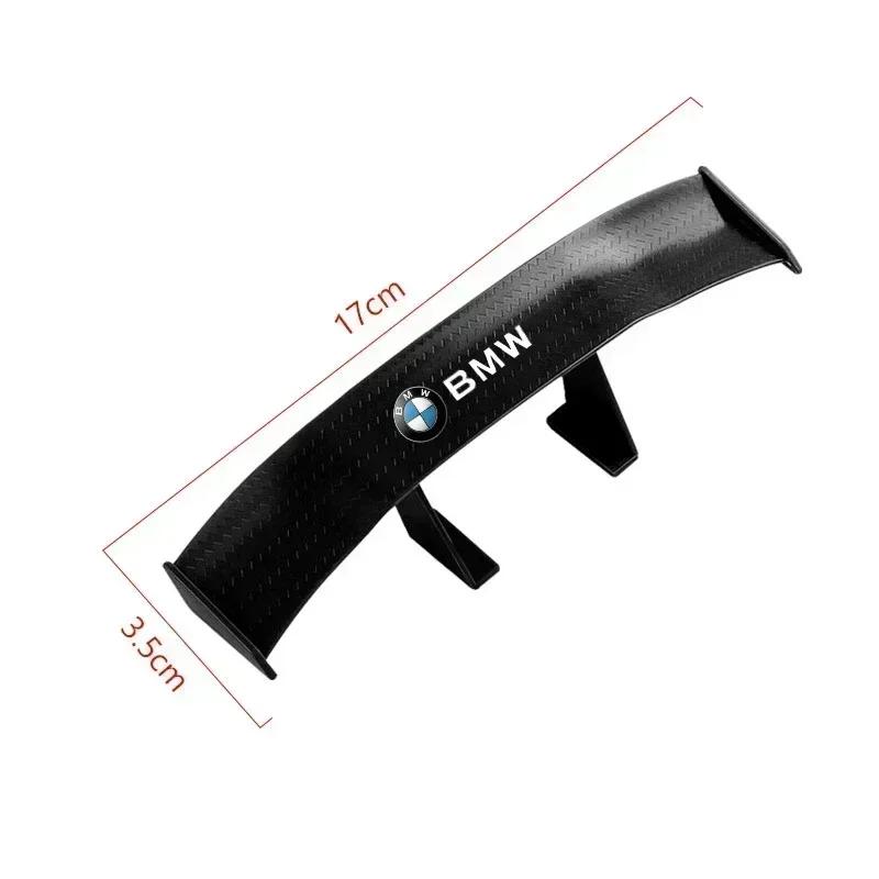 BAJB3 2025 2025 Car For BMW Car Rear Spoiler Mini Spoiler Wing Small Tail Emblem Sticker Decoration For BMW E34 E46 E39 E38 E90 E60 E3