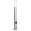 Stainless Steel Bollard Lights with Socket 3 pcs 80 cm IP44