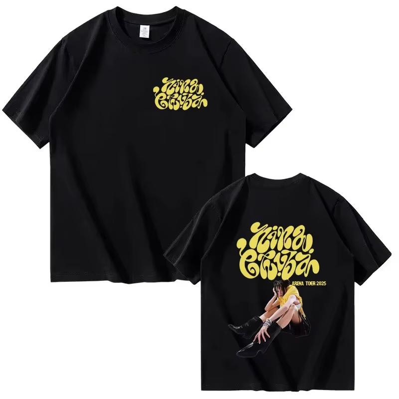 2026 Springsummer Nina Chuba Highquality Street Cotton Printed Tshirt Fashion Tee Luxury Casual Shortsleeved top y2k ins