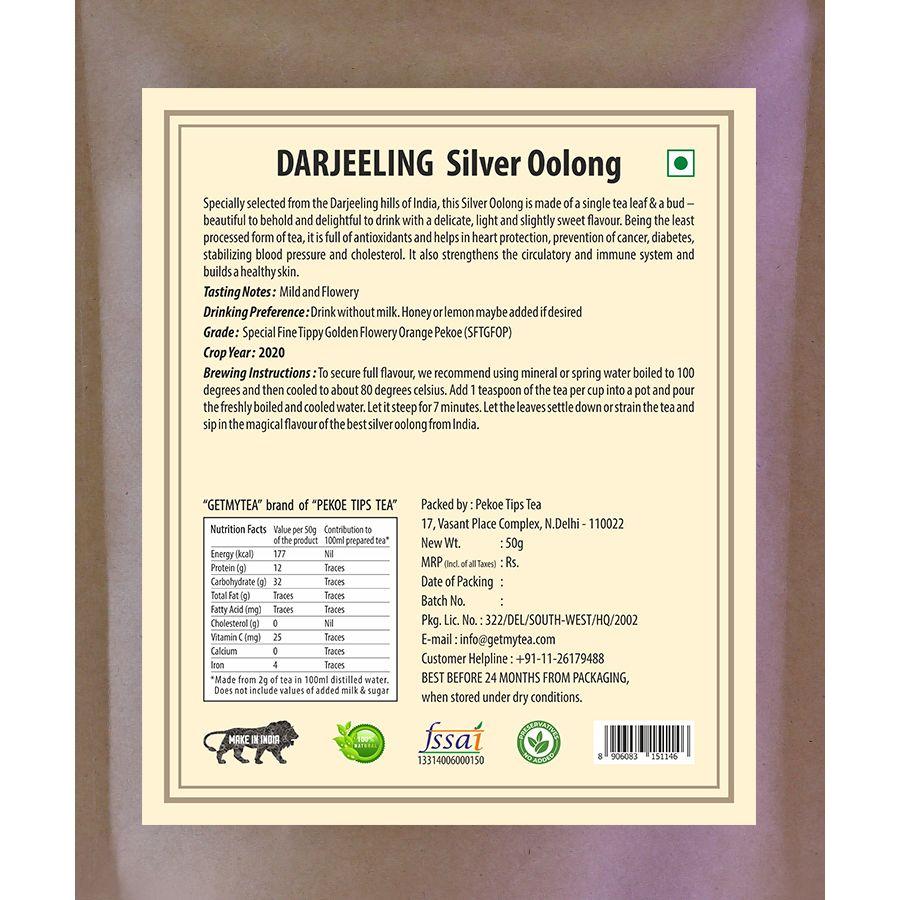 Tea Darjeeling Silver Oolong (50 G), Darjeeling Silver Oolong, Getmytea