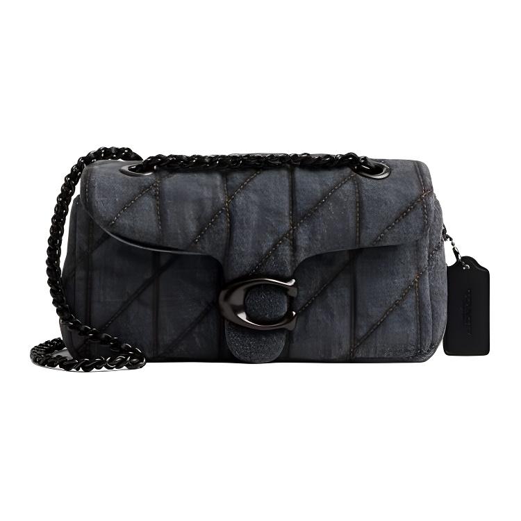Coach Tabby 20 Logo Fabric Crossbody Shoulder Bag Regular Small Women bags Washed-Gray CAM94-V5Y0S