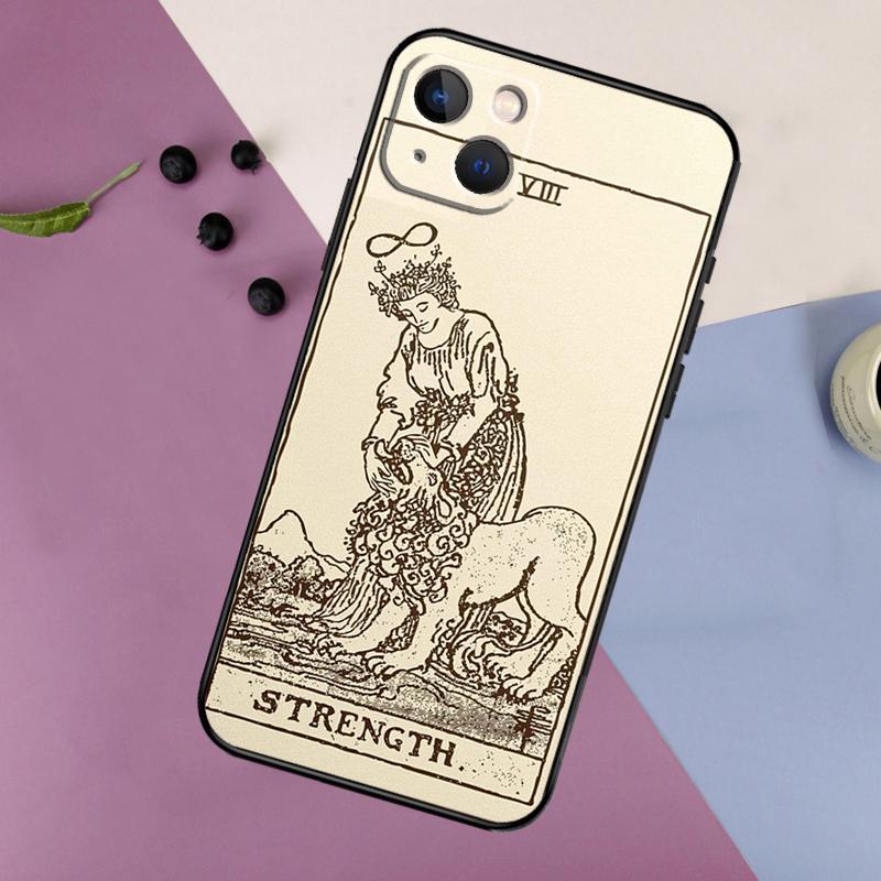 Чехол-аксессуар для iPhone 15 14 13 12 11 Pro Max Plus X XS Max XR 7 8 SE 2020 2022 с изображением Таро, Солнца, Луны и Астрологии