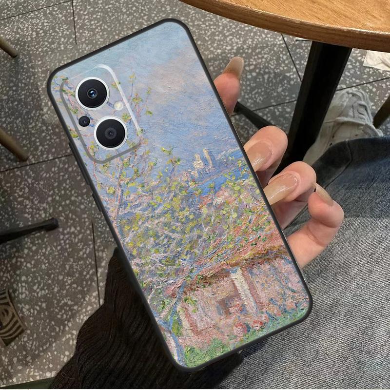 Клод Моне крутой чехол для OPPO Reno 8T 2Z 4Z 5Z 10 4 5 6 7 8 Lite OPPO Find X2 X3 Neo X6 Pro X5 Lite