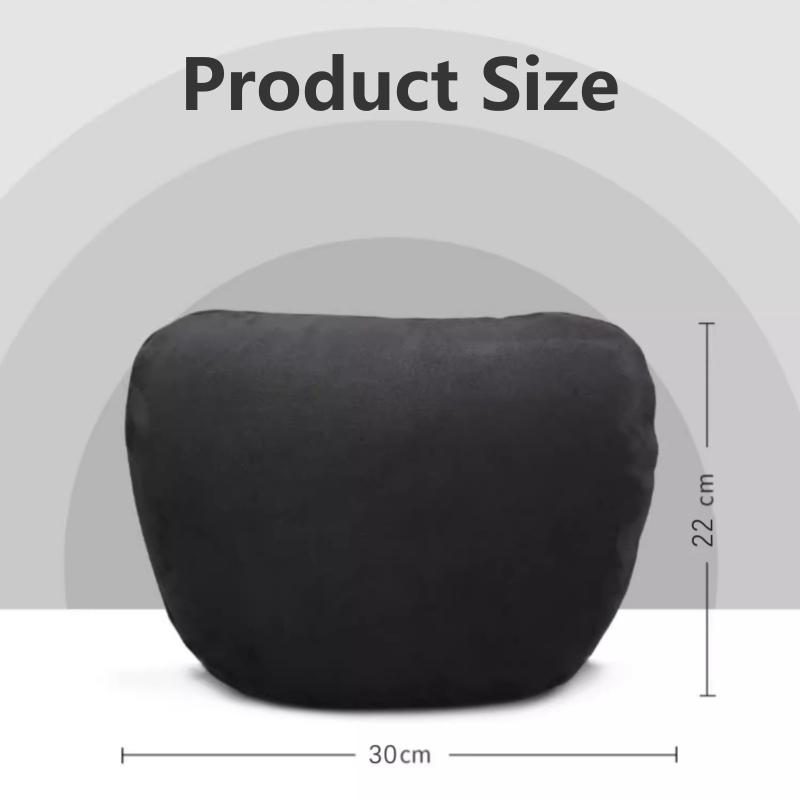 2Pcs Top Quality Suede Car Headrest Neck Support Seat Soft Universal Adjustable Car Pillow Neck High Resilience Rest Cushion