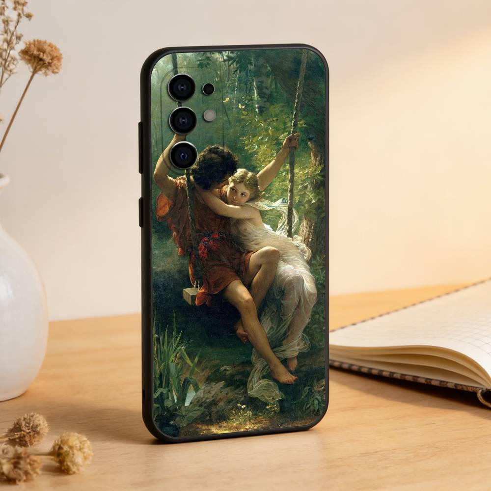 Classical Aesthetic Art  Phone Case For Samsung S25,S24,S21,S22,S23,S30,Ultra,S20,Plus,Fe,Soft Silicone Black Cover