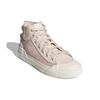 adidas Оригинальные Nizza Hi DL Ретро Повседневные Высокие Кеды для Скейтбординга Женские Кроссовки Розовый Белый GZ2648
