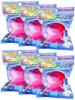 Santan Glowing Rainbow Jellyfish Bath Balls (Set of 6 + Foaming Net) with Mascot and Toy Included, Carbonated Bath Bombs, Character Bath Accessories