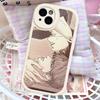 Чехол для телефона с принтом Нард Проект Бл Аниме для iPhone 16 15 14 13 12 11 Pro Max Plus Кожаный Мягкая Задняя Крышка