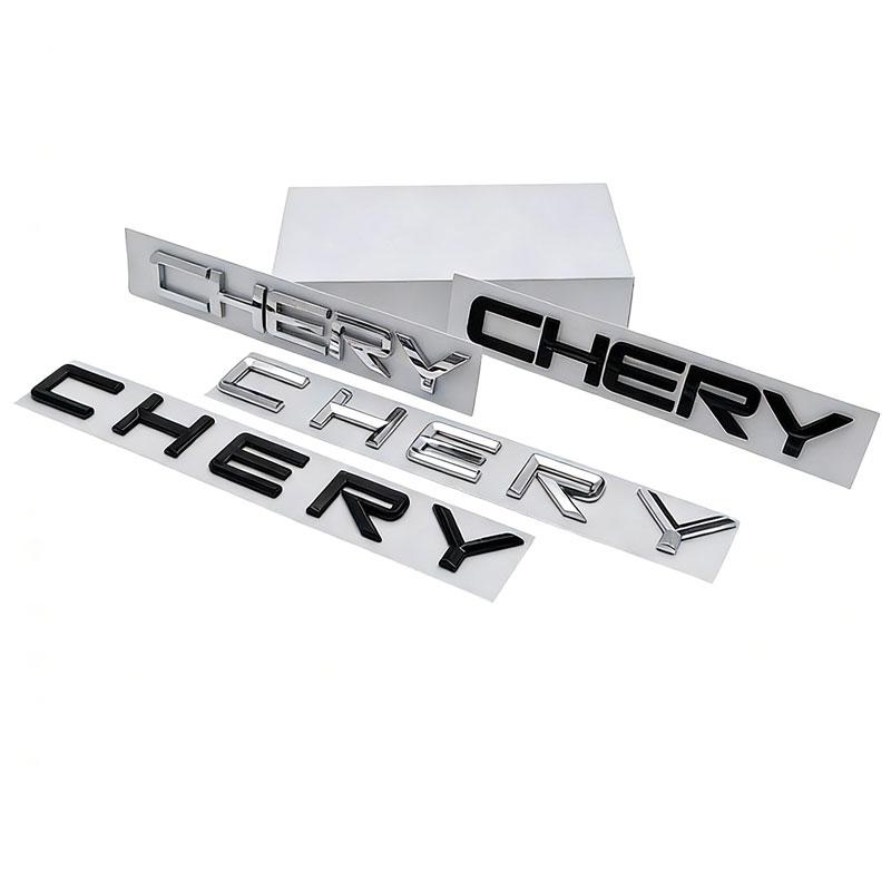 CHERY trunk mark car stickers for CHERY series English alphabet sign rear tail labels car boot emblem refit car accessories PP9