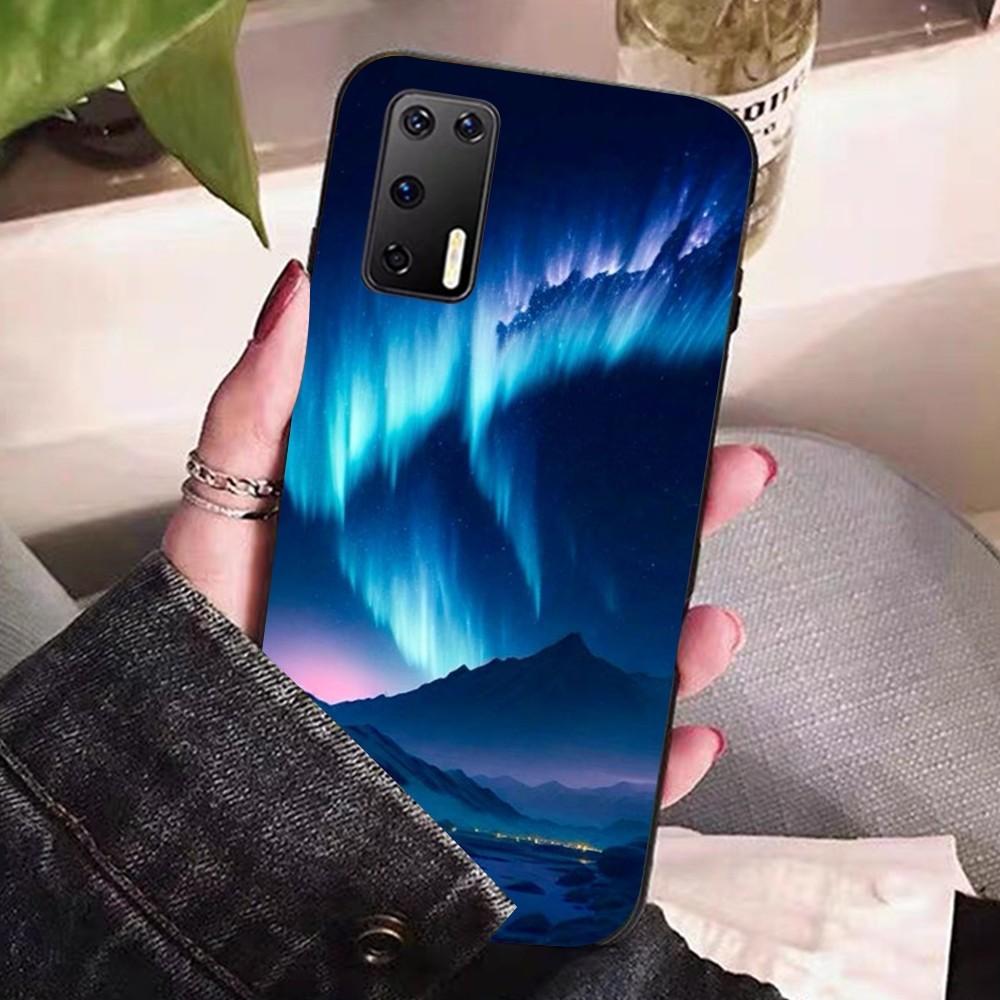 Красивый чехол для телефона с Северным сиянием Для Huawei P 8 9 10 20 30 40 50 Pro Lite Psmart Honor 10 Lite 70 Mate 20lite