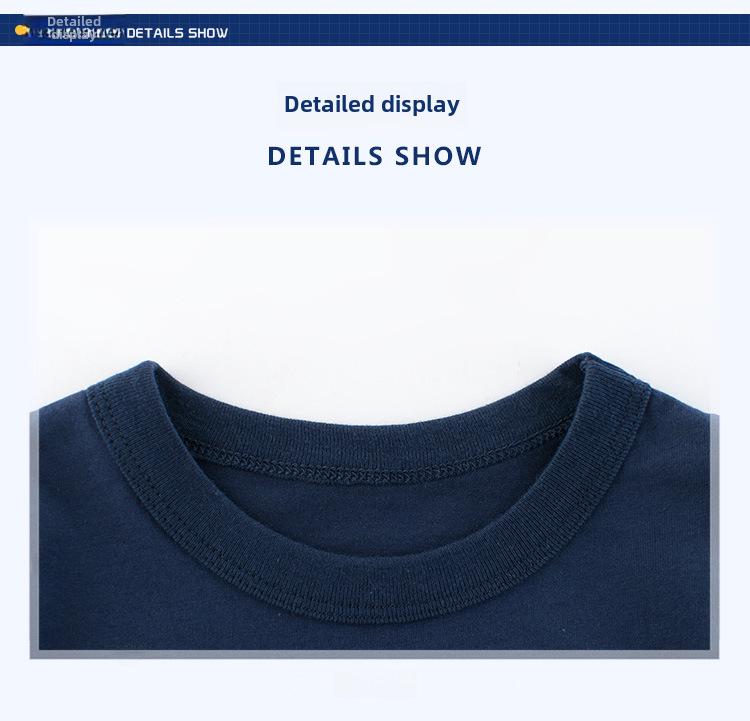 27kids Лето 2025 Футболка в корейском стиле с короткими рукавами для детей