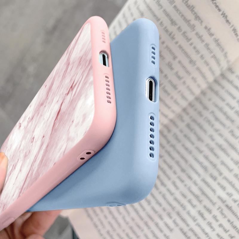 Модный мраморный мягкий силиконовый чехол для Samsung A55 A35 M35 M34 Xiaomi Redmi Note 13 Pro 13C iPhone Huawei Honor 200 Camera Защитный противоударный чехол