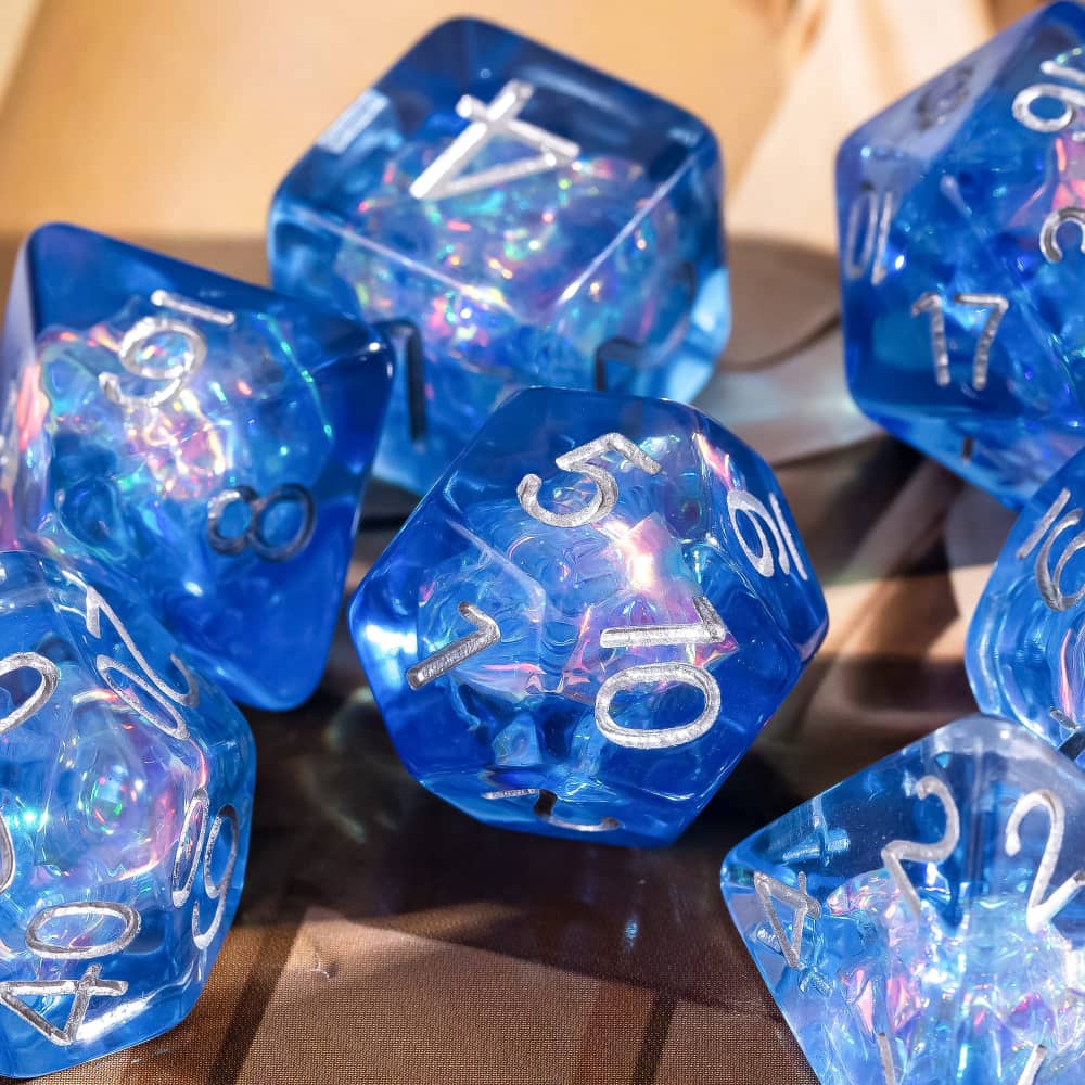 Набор кубиков Cusdie Матовый/Яркий для D&D Flash Paper D4 D6 D8 D10 D% D12 D20 Многогранные кубики для Настольных Ролевых Игр D&D Настольные Игры