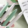 5PCS/Set Black Ink Gel Pen Press Type Ballpoint Pen High Quality Writing Tools  Stationery