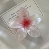 Новые праздничные женские заколки-клипсы Sweet Gradient Clip Plumeria wer Shape Barrettes Summer Girls Hair Accessories