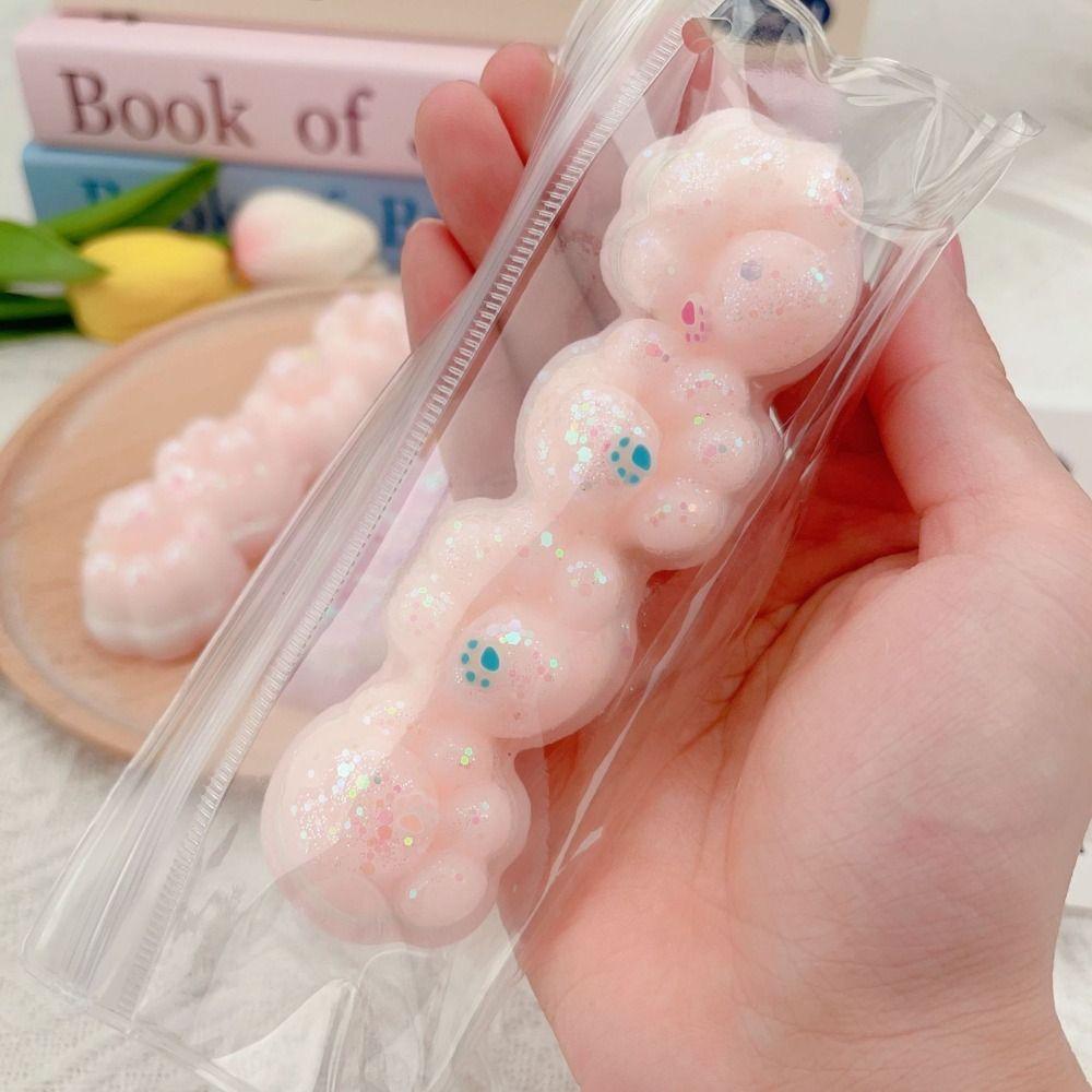 Мягкая игрушка-антистресс в виде кошачьей лапки, силиконовая игрушка-антистресс в виде кошачьей лапки, интересная игрушка-антистресс в виде кошачьей лапки, для детей