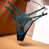 Cross Hollow Vintage Embroidered Thong Women's Thin Perspective Mesh Low Waist Strap Allure Sexy Panties 2280