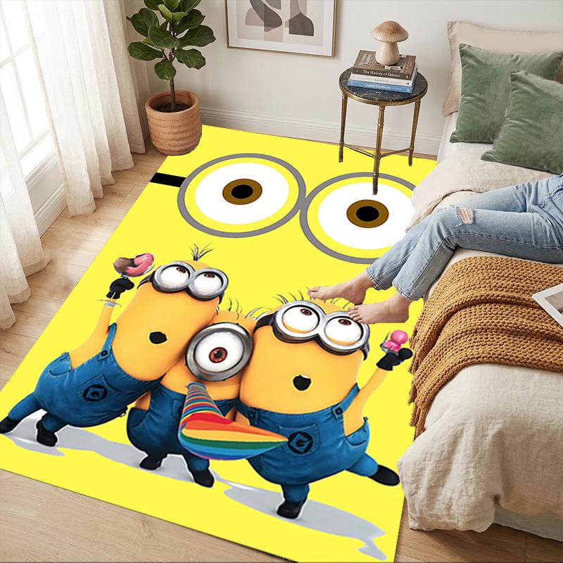 Minions Party Living Room Nonslip Area Rug Soft Carpet For Bedroom Game Playroom Sofa Office Home Decor Doormat Christmas Gift C9302191