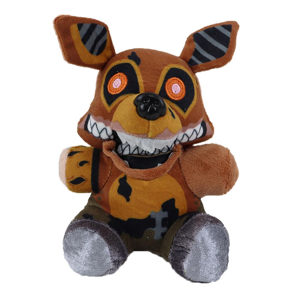 18 см Аниме Каваи Fn af Плюшевая игрушка Мультяшный Фредди Плюшевая кукла Медведь Кролик Животное Плюшевые игрушки Fazbear Рождественские подарки