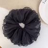 Hair Band Lace Mesh Cloth Flower Hair Tie Korean Style Headwear Women Scrunchies Wrinkle Hair Rope