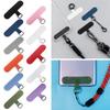 5Pcs Nylon Phone Anti-lost Lanyard Detachable Patch Tether Pad Portable Phone Hanging Cord