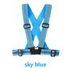 Outdoor Adjustable  Vests Night Walking Highlight Reflective Vest Lightweight Biking  Straps Waterproof Running Gear