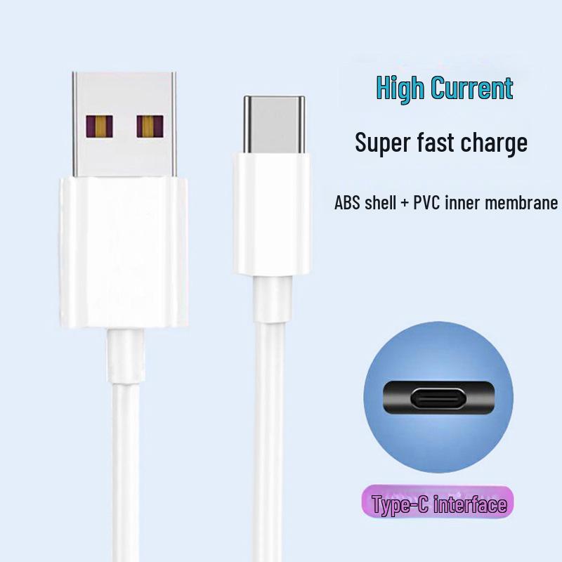 1m Type-C Fast Charging Cable for Xiaomi, VIVO, OnePlus