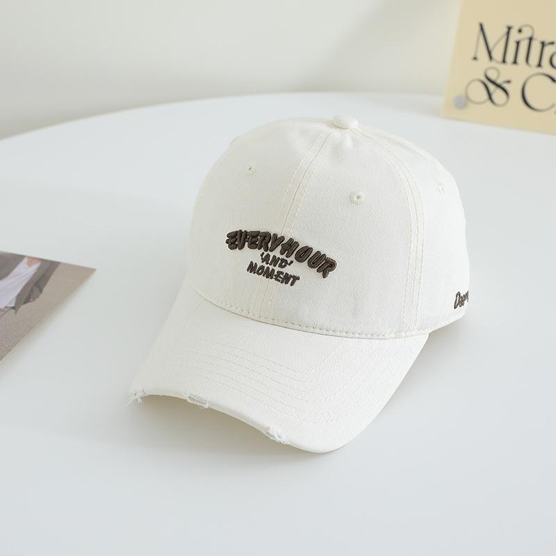 Новая вышитая бейсболка для девочек, японская широкополая тонкая шляпа с мягким верхом, из чистого хлопка, универсальная, с козырьком-уткой