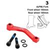 Multicolor Disc Brake Caliper Mount Adapter Bicycle Accessories  140mm 160mm 180mm 203mm