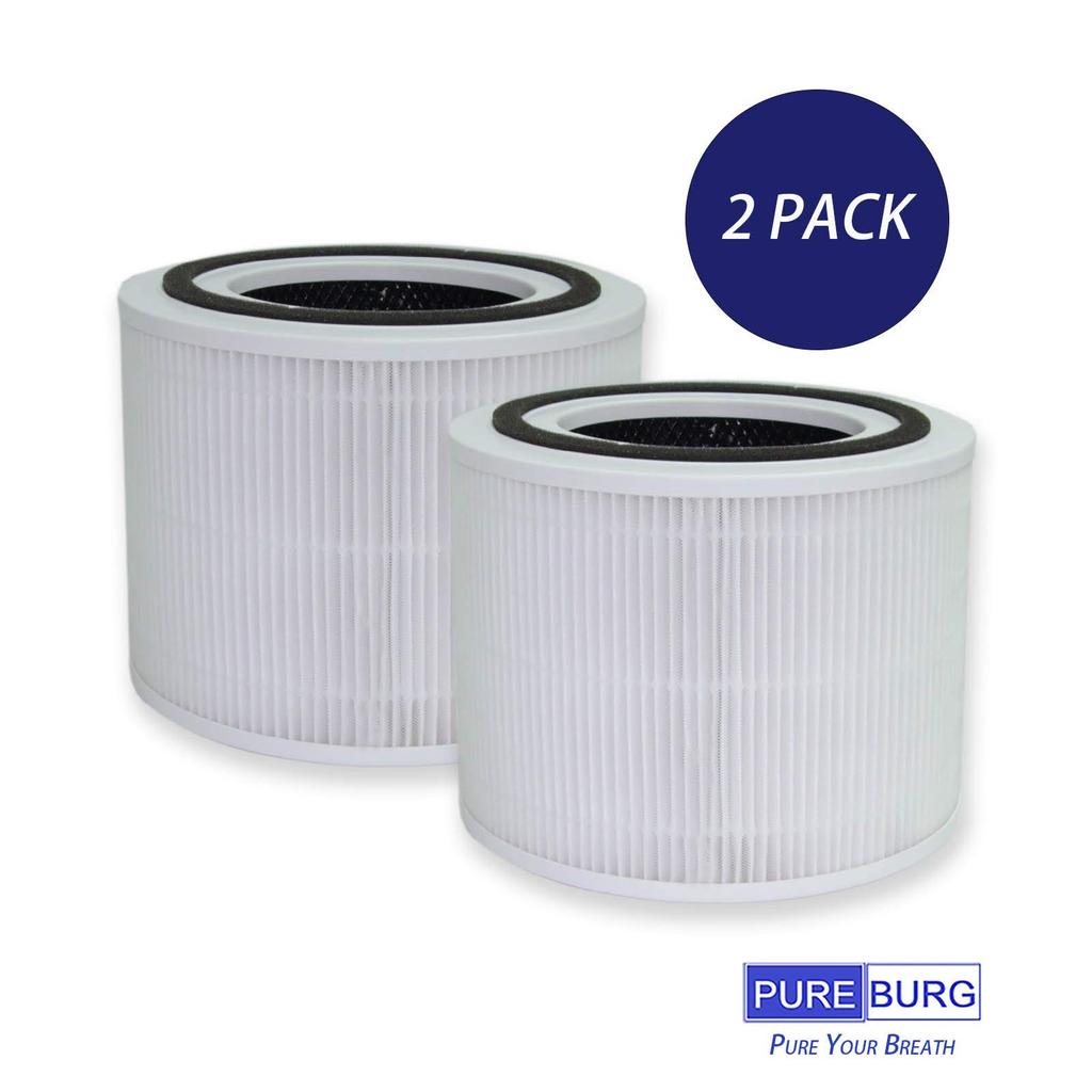 PUREBURG Levoit Core 300 P350 H13 Настоящий HEPA-фильтр True HEPA, 2 шт., Сменный фильтр для очистителя воздуха