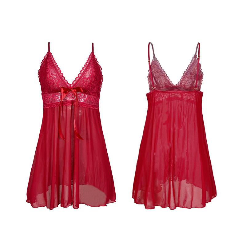 Сексуальная сетчатая прозрачная кружевная пижама, многоцветные варианты, ночная сорочка-топ, женская удобная одежда для дома 716, дышащая кокетливая одежда для сна, идеально подходит для теплой погоды