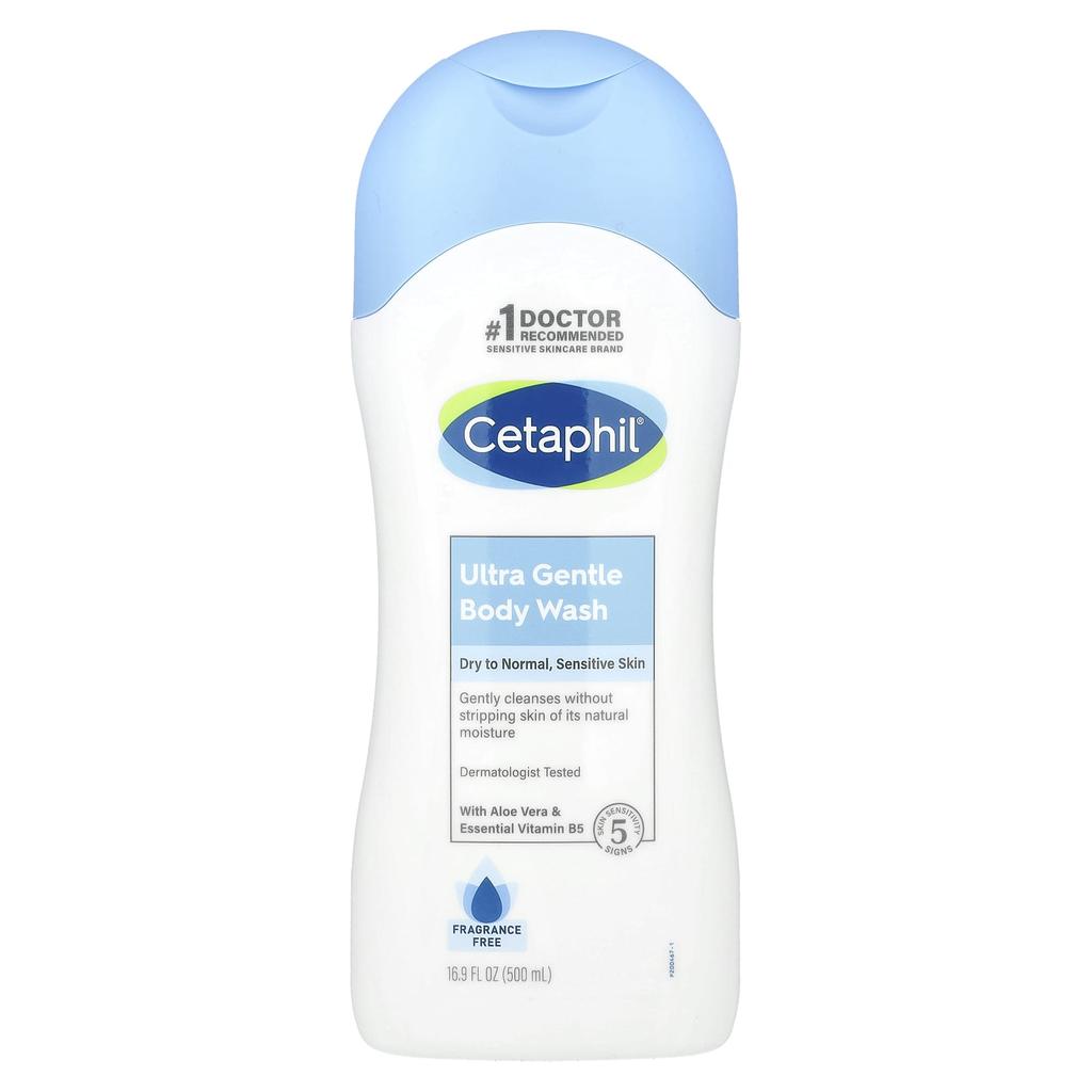 Ultra Gentle, Body Wash, Fragrance Free, 16.9 Fl Oz (500 Ml)
