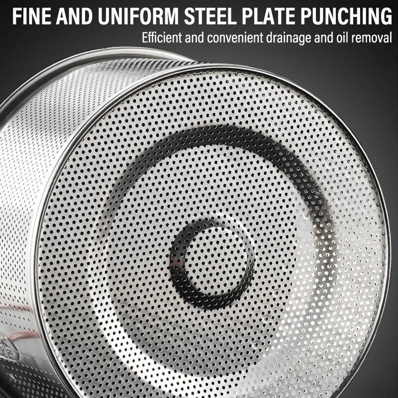 Stainless Steel Fried Mesh Kitchen Fry Basket Cooking Basket Fry Pan Oil Pan Strainer Noodle Spoon Colander French Fries Tools