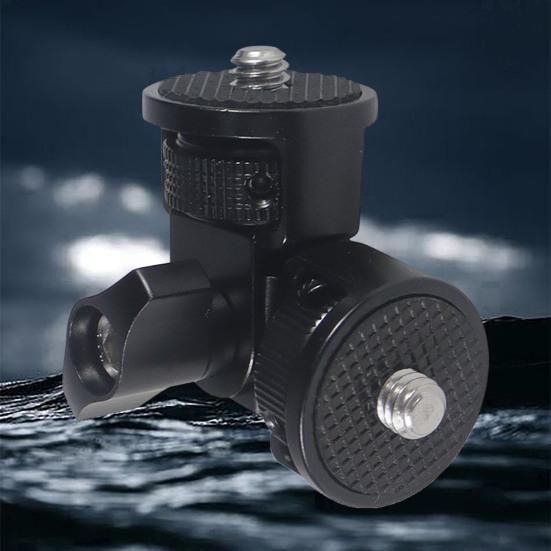 Адаптер для крепления штатива для камеры. Простая установка. Регулировка на 360 градусов. Противоскользящая накладка. Стабилизирующий кронштейн для экшн-камеры.