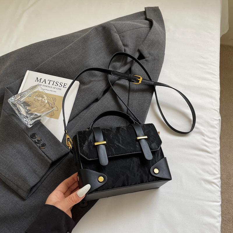 Новая нишевая модная сумка высокой стоимости женская трендовая маленькая квадратная сумка простая модная сумочка