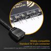 5V/3PIN ARGB кабель-разветвитель концентратор ASUS AURA SYNC RGB вентилятор концентратор адаптер SATA удлинитель кабеля питания адаптер для ПК кулер