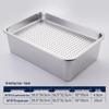 Stainless Steel Commercial Draining Tray