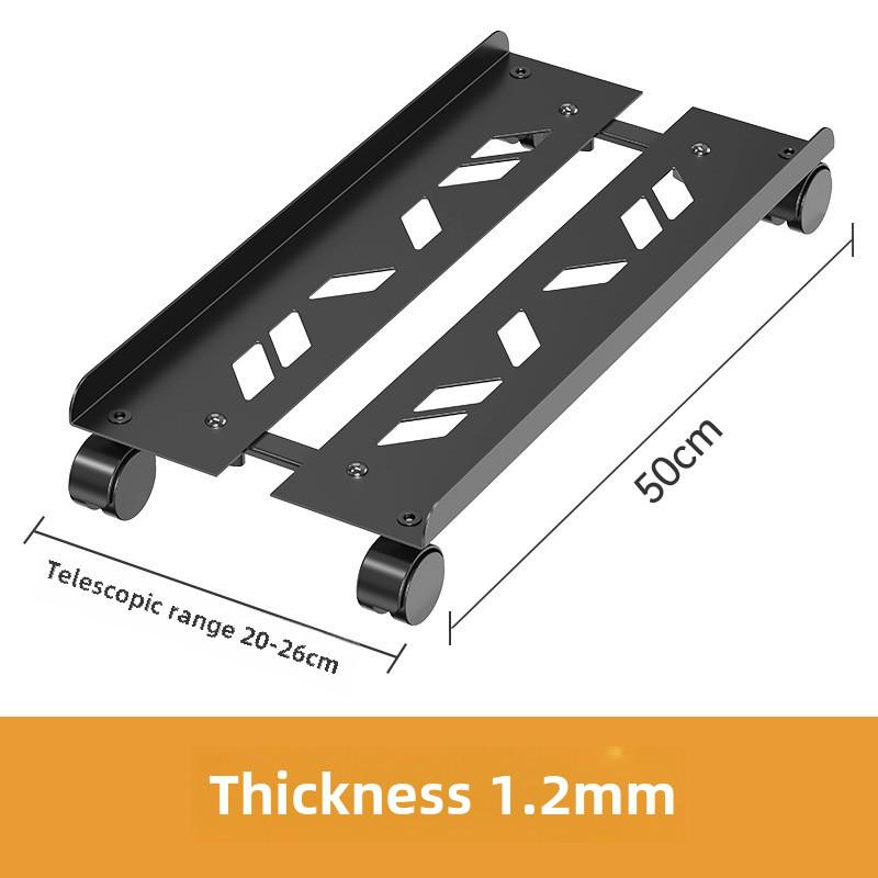Регулируемый лоток для настольного компьютерного корпуса с колесами