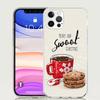 Зимний Кофе Рождественский Чехол для Телефона Для iPhone 17 Air 16 15 Plus 11 14 Pro Max 13 Mini 12 7 8 + SE Узор Искусство Персонализированный Чехол 1