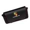 Car Sun Visor Glasses Clip Sunglasses Storage Case for Porsche Panamera Taycan 911 718 Macan Cayenne Boxster Cayman 918 Pajun FU3