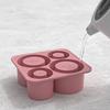 Silicone Cylinder Ice Tray with Lid Portable Popsicle Maker Easy Release Ice Mold for Cocktails Whiskey Juice